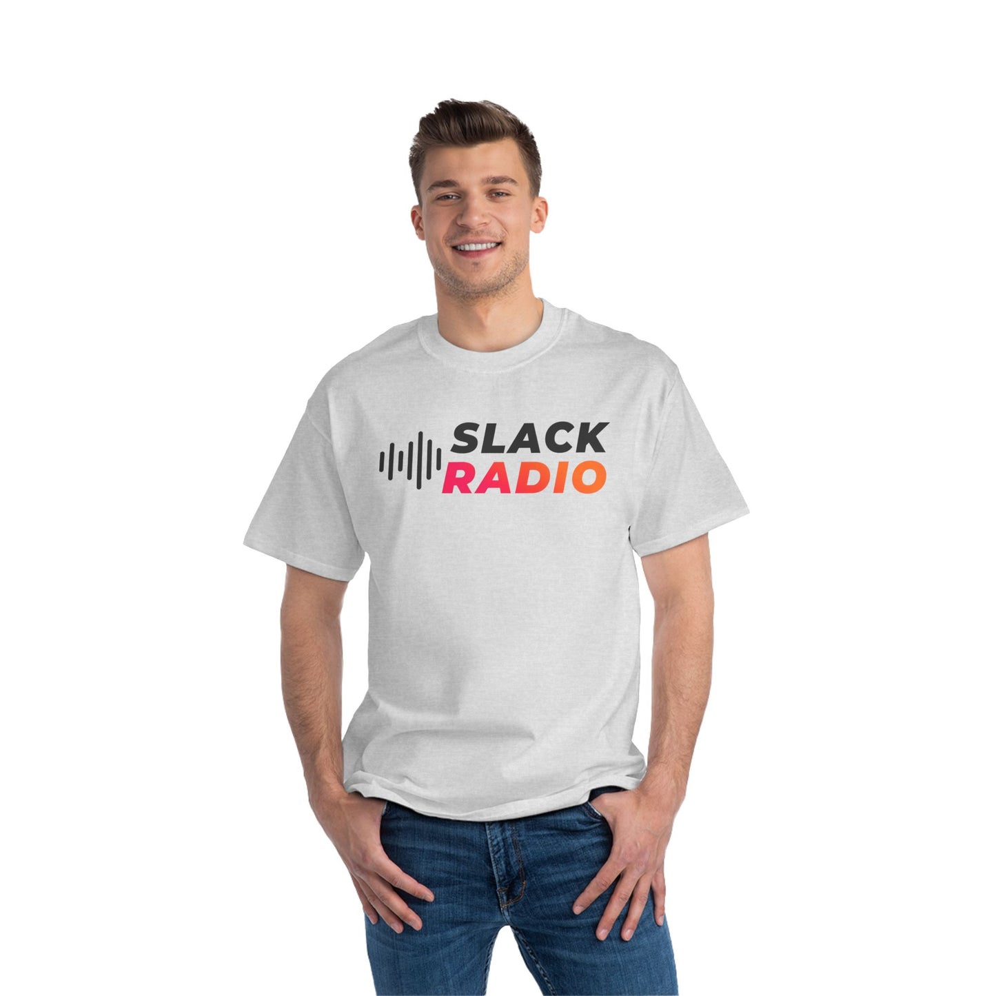 Slack Radio Logo Beefy-T® Short-Sleeve T-Shirt