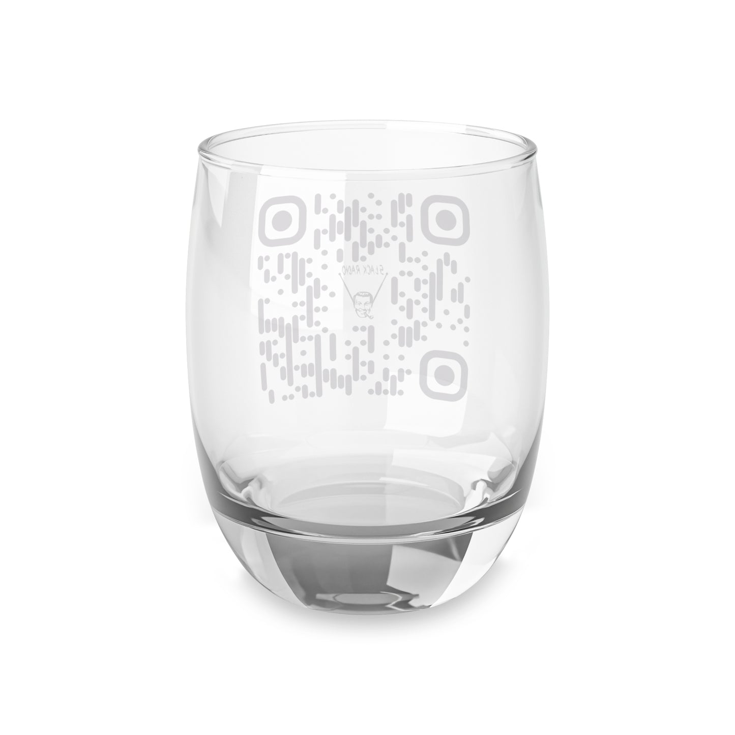 Slack Radio QR Code Whiskey Glass