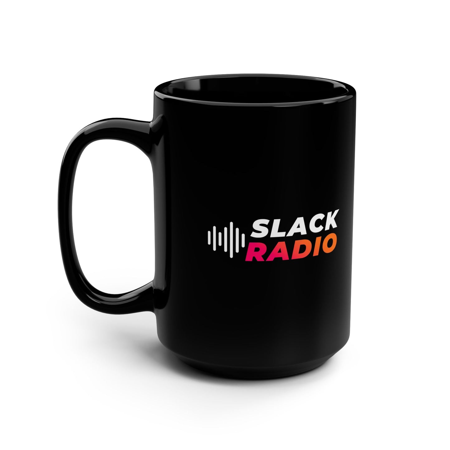 Fergin' Friday / Slack Radio Black Mug, 15oz