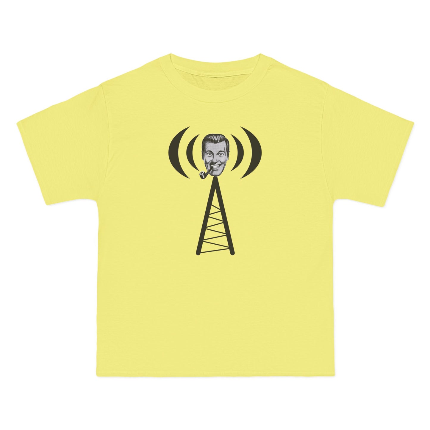 Bob Dobbs / Slack Radio Logo Beefy-T® Short-Sleeve T-Shirt