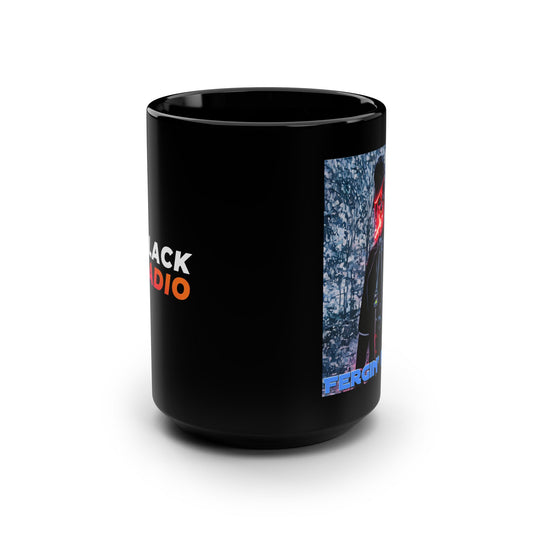 Fergin' Friday / Slack Radio Black Mug, 15oz