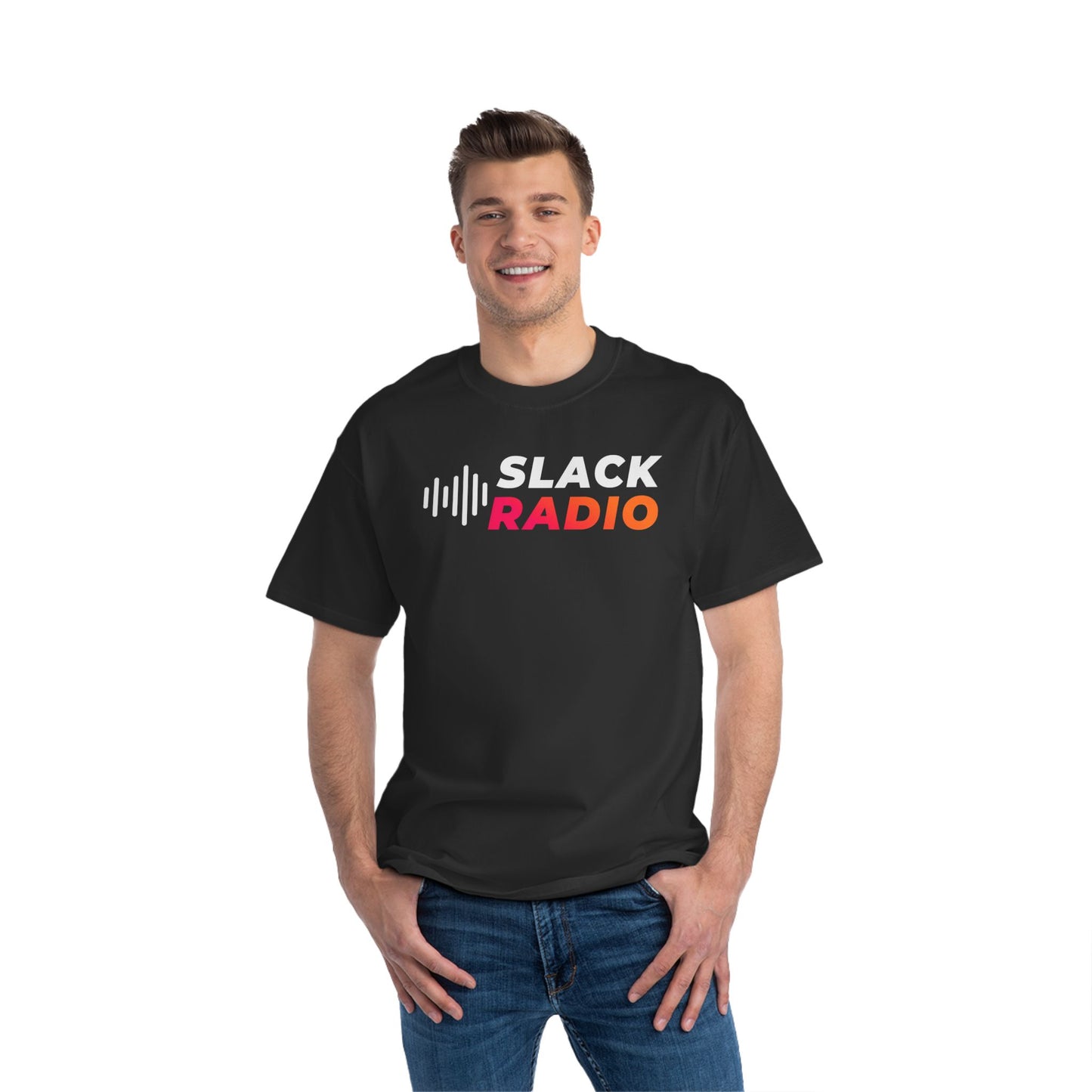 Slack Radio Logo 2 Beefy-T® Short-Sleeve T-Shirt