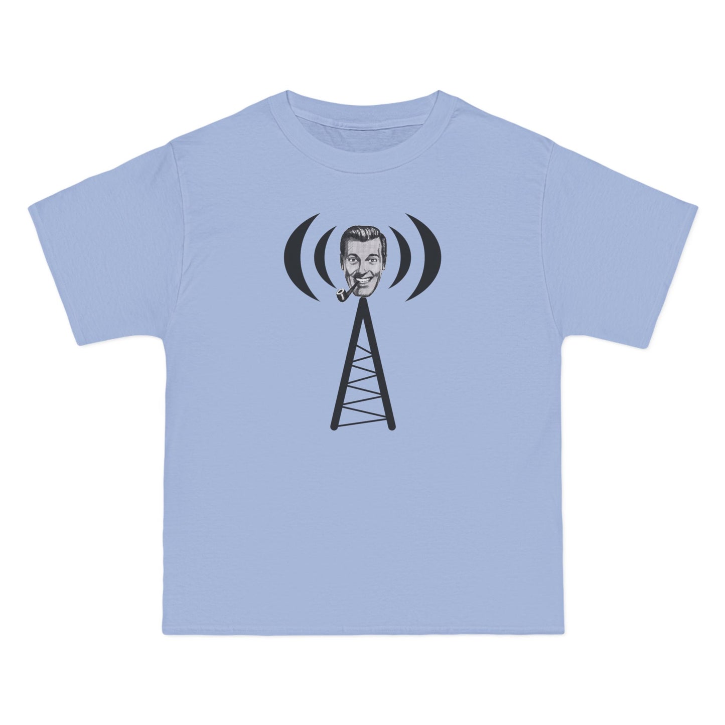 Bob Dobbs / Slack Radio Logo Beefy-T® Short-Sleeve T-Shirt