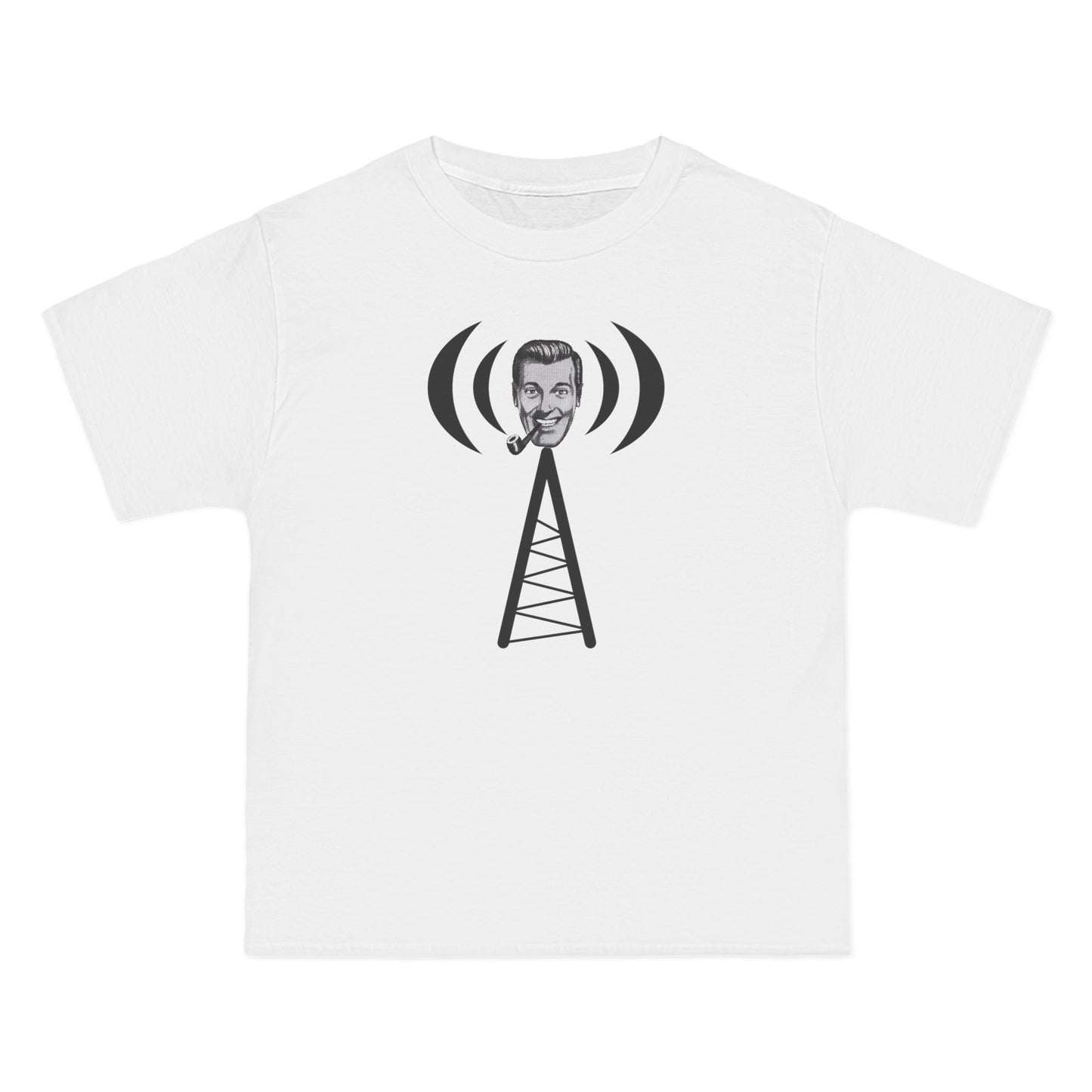 Bob Dobbs / Slack Radio Logo Beefy-T® Short-Sleeve T-Shirt