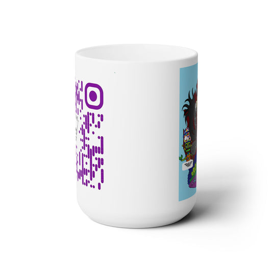 Slack Radio Color Logo White Ceramic 15oz. Mug