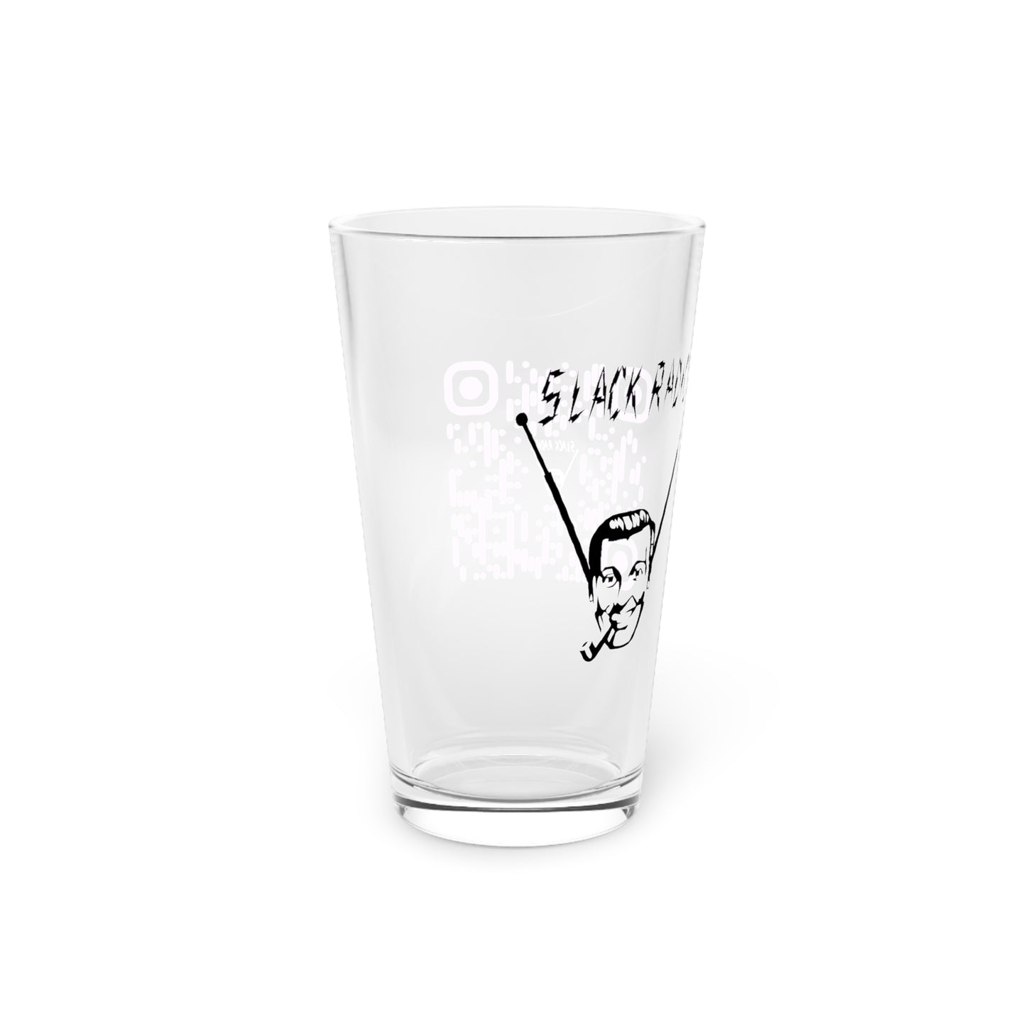 Slack Radio Pint Glass, 16oz