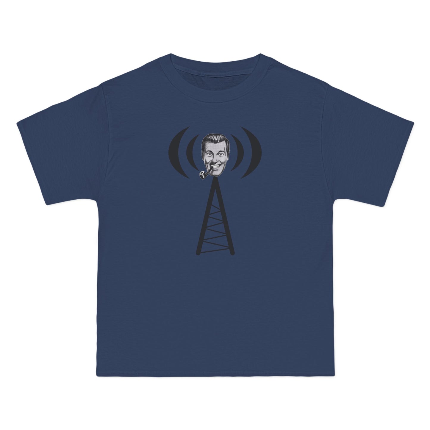 Bob Dobbs / Slack Radio Logo Beefy-T® Short-Sleeve T-Shirt