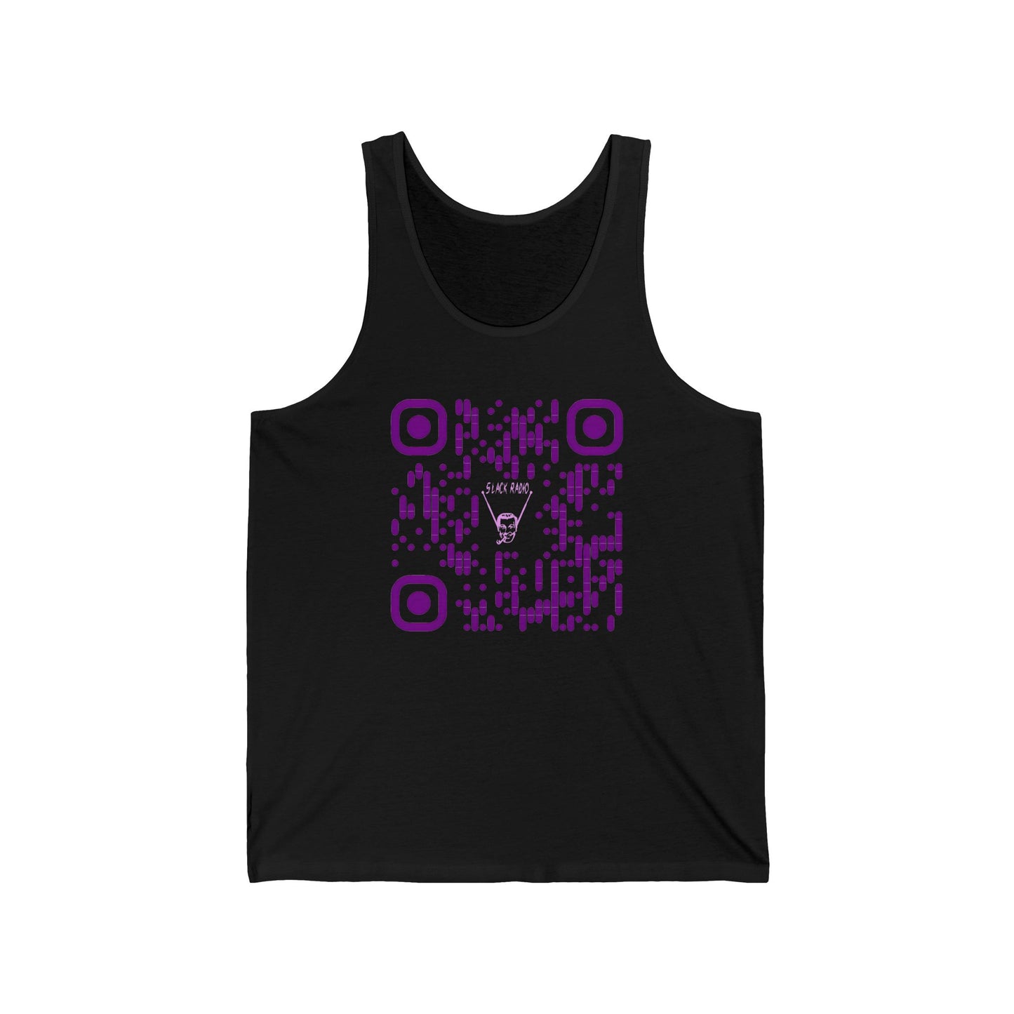 Slack Radio QR Code Unisex Jersey Tank