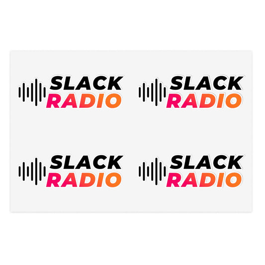 Slack Radio Logo Sticker Sheets