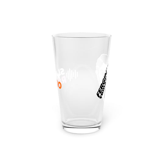 Fergin Friday / Slack Radio Pint Glass, 16oz