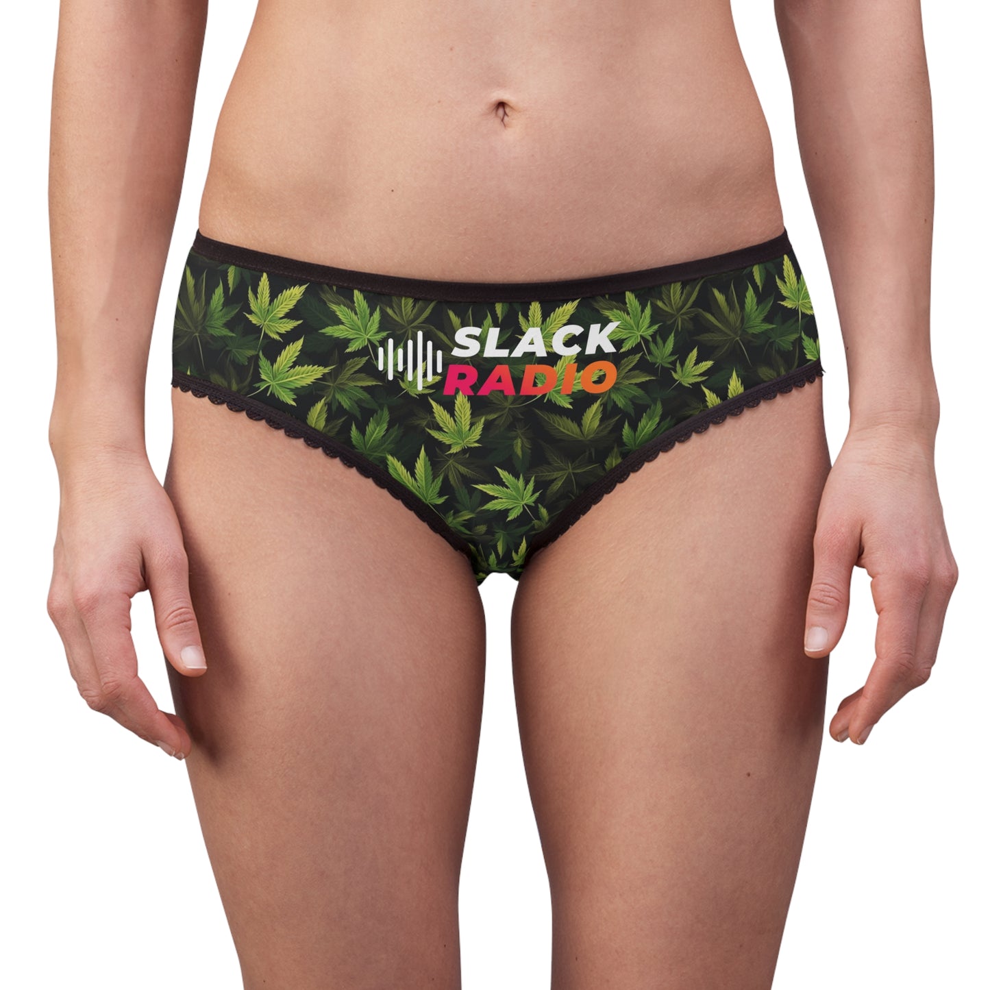 Slack Radio / Cannabis Leaf Women's Briefs