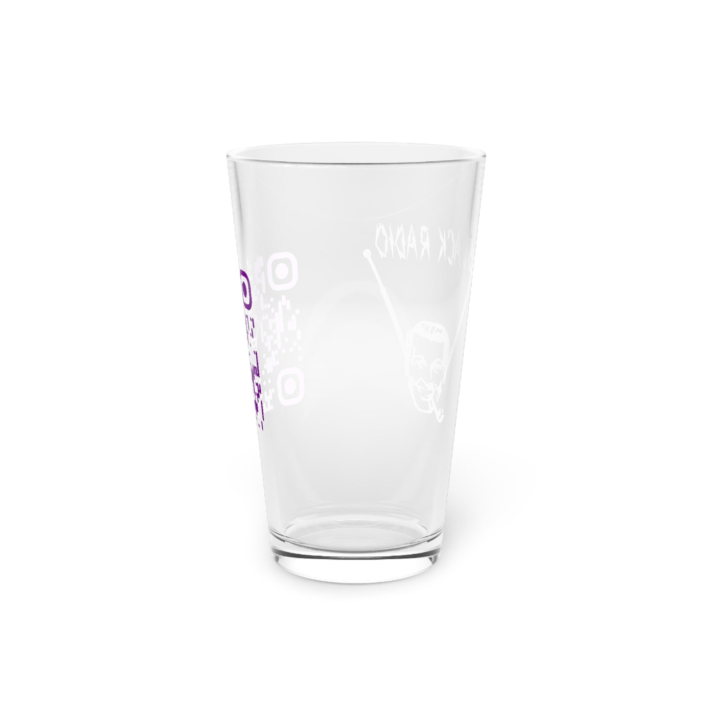 Slack Radio Pint Glass, 16oz