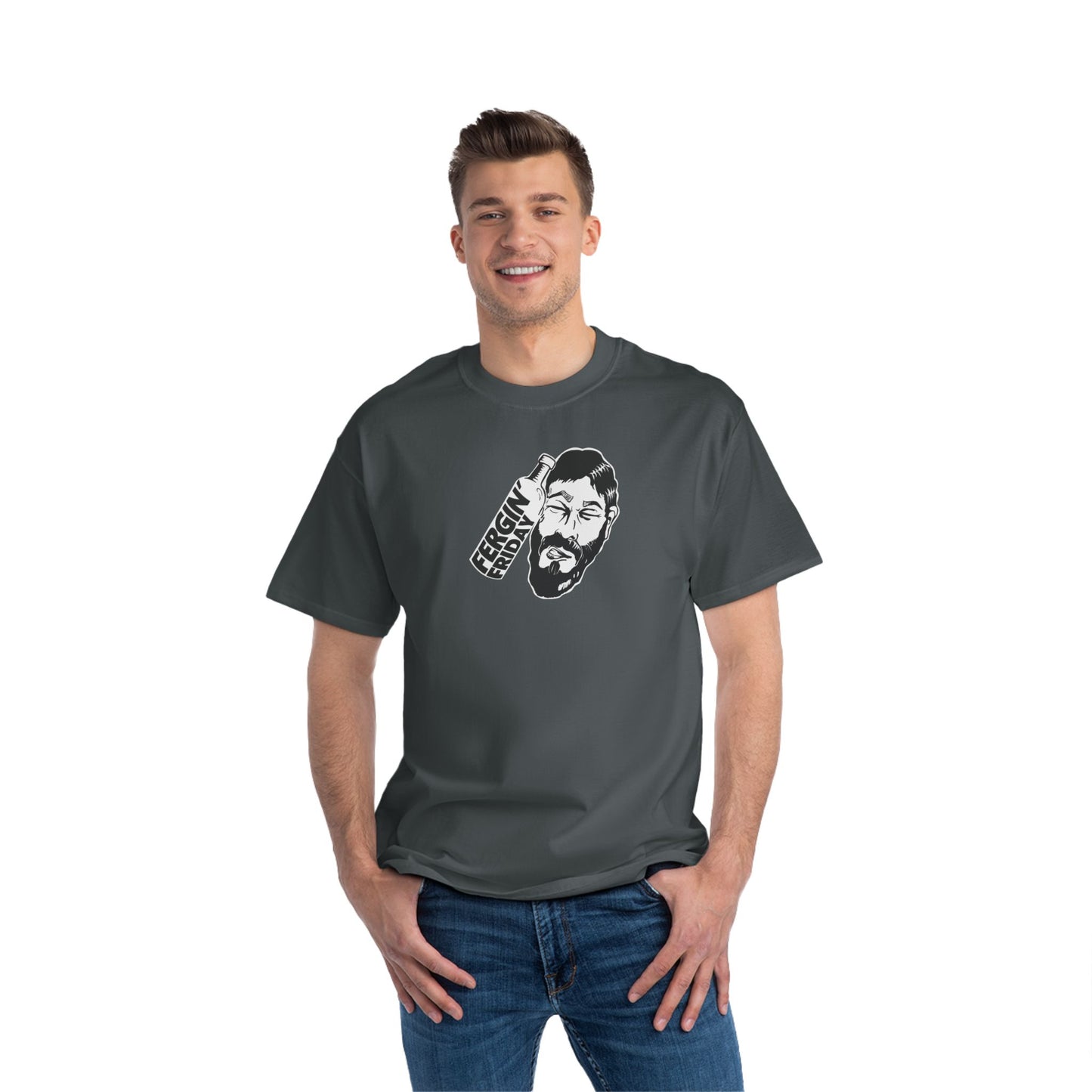 Fergin' Friday / Slack Radio Logo Beefy-T® Short-Sleeve T-Shirt