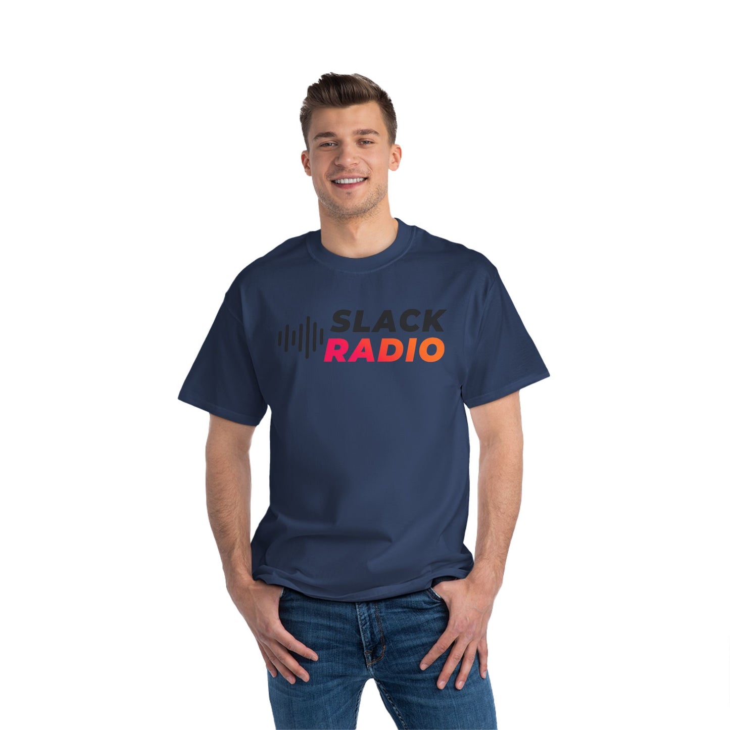 Slack Radio Logo Beefy-T® Short-Sleeve T-Shirt