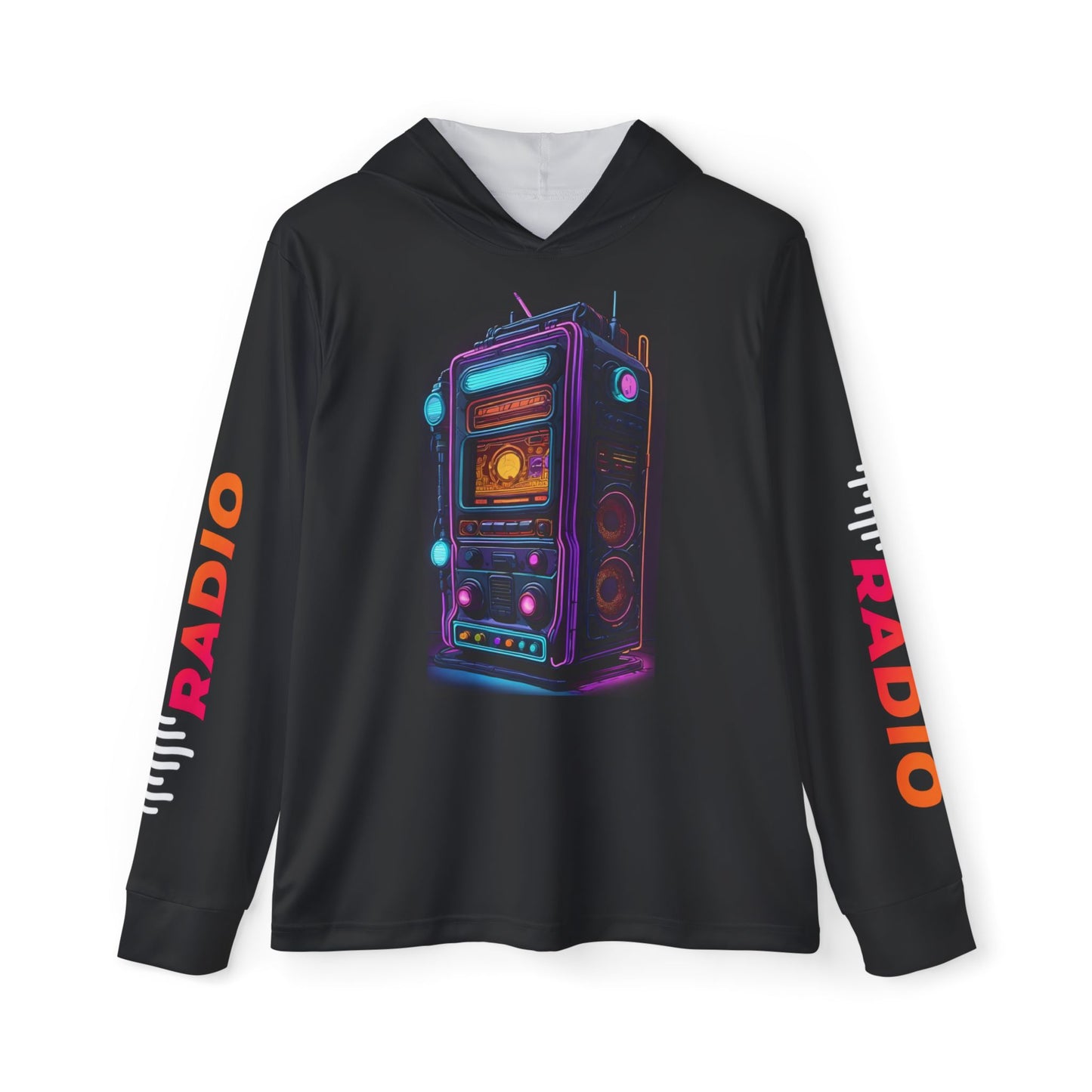 Slack Radio Men's Black Sports Warmup Hoodie