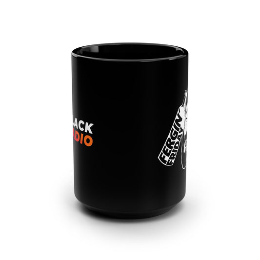 Fergin Friday / Slack Radio Black Mug, 15oz