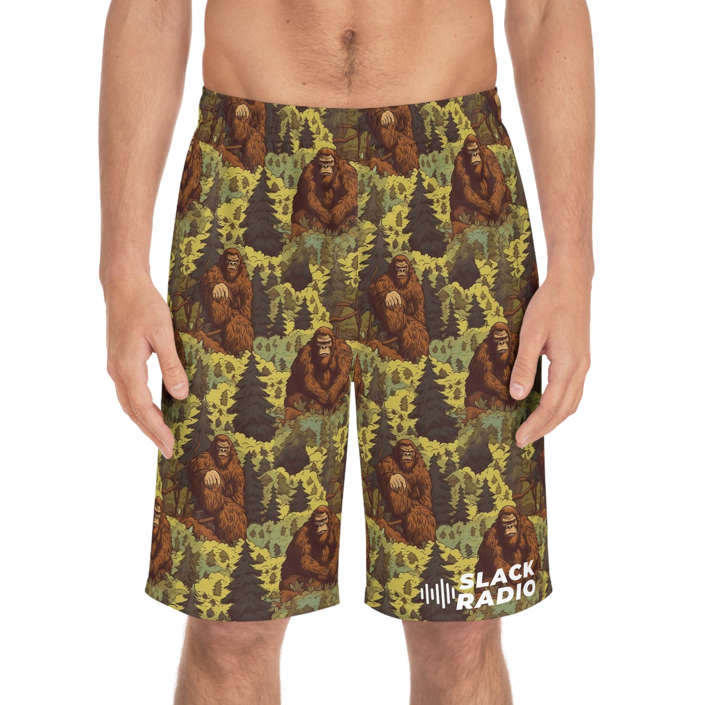 Slack Radio / Sasquatch Men's Board Shorts