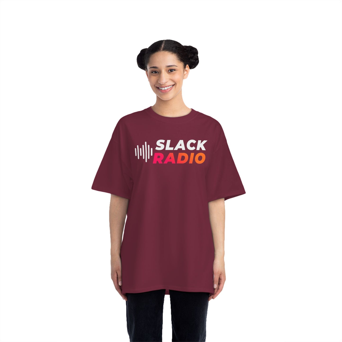 Slack Radio Logo 2 Beefy-T® Short-Sleeve T-Shirt