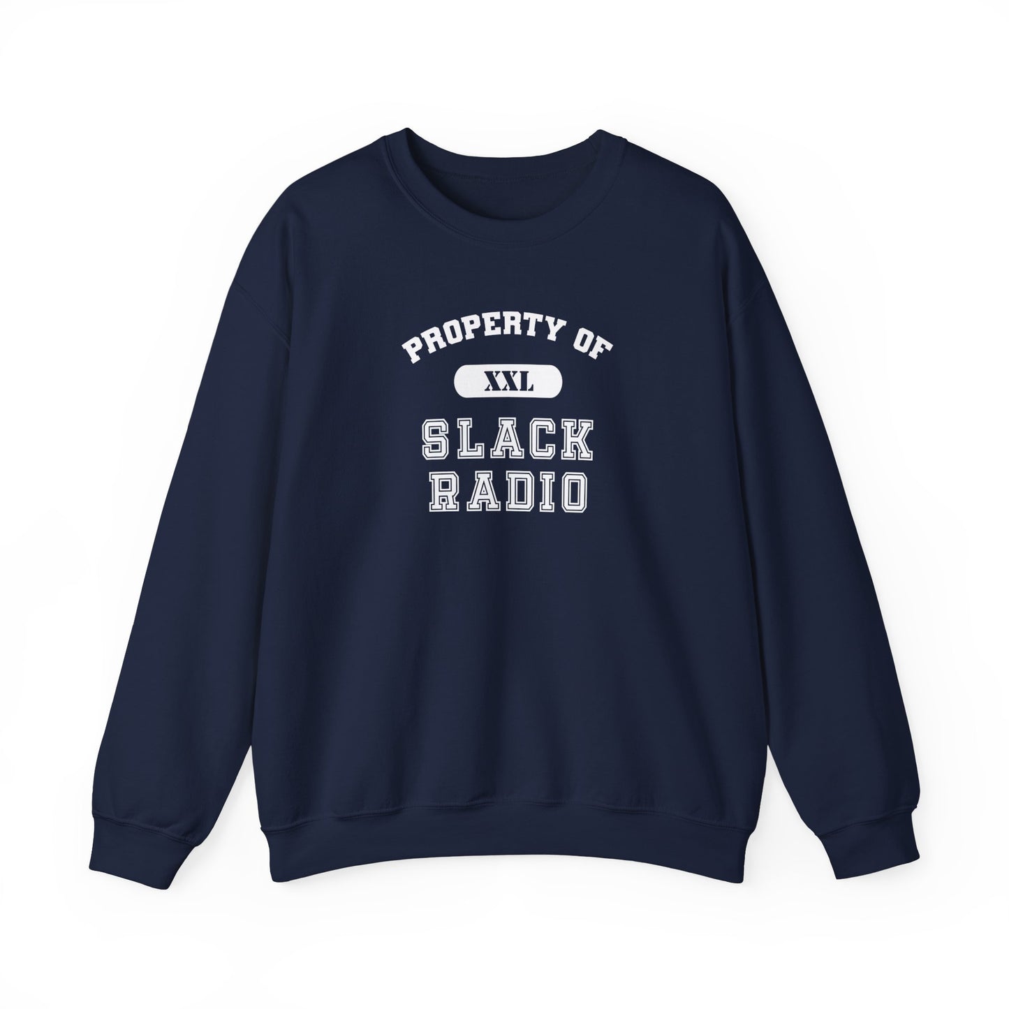 Property of Slack Radio Unisex Heavy Blend™ Crewneck Sweatshirt