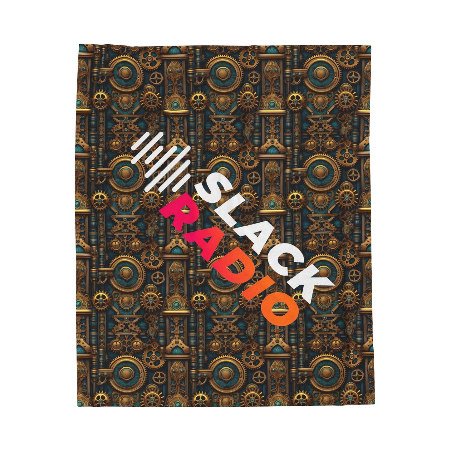 Slack Radio Steampunk Velveteen Plush Blanket