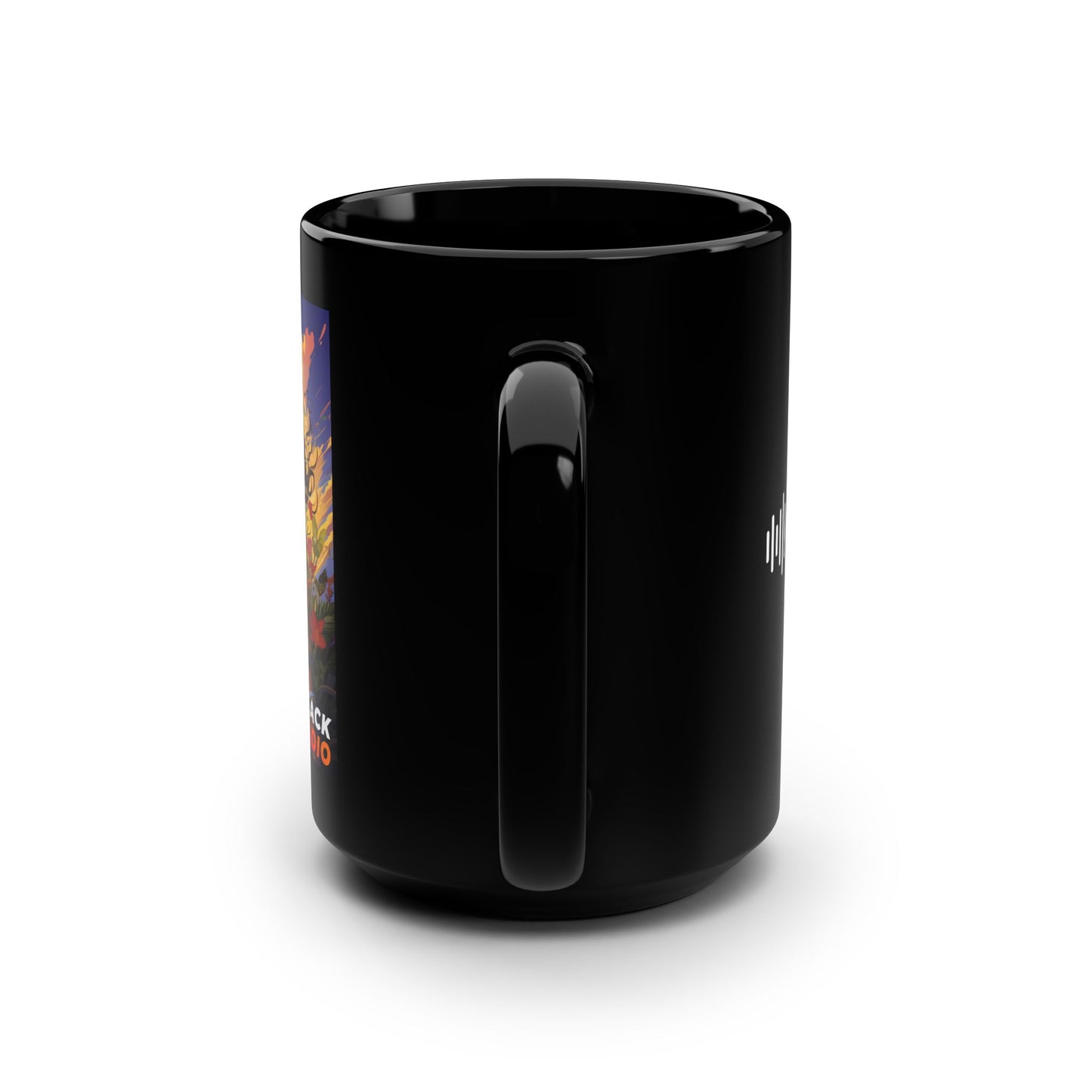 RPM Slackbot / Slack Radio Black Mug, 15oz