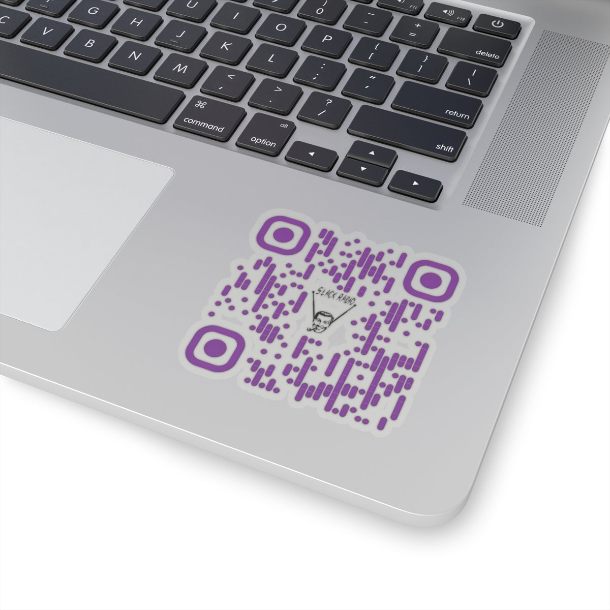 Slack Radio QR Code Kiss-Cut Stickers