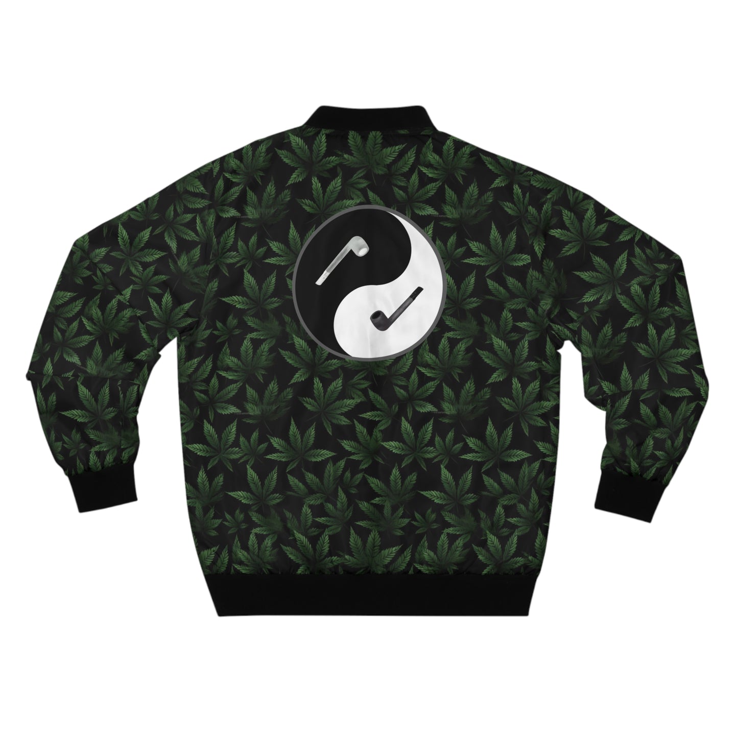 Slack Radio / Cannabis Leaf Men's Bomber Jacket