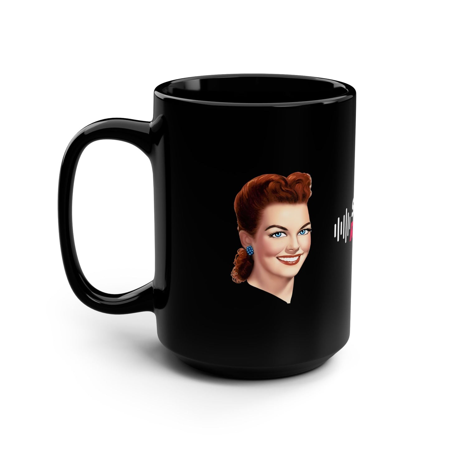 Bob & Connie Dobbs / Slack Radio Black Mug, 15oz