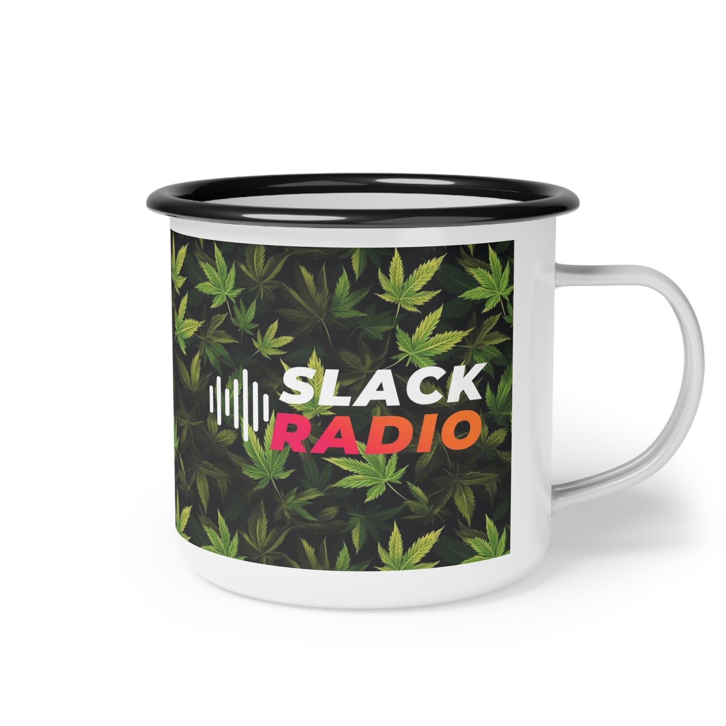 Slack Radio Frop Enamel Camp Cup