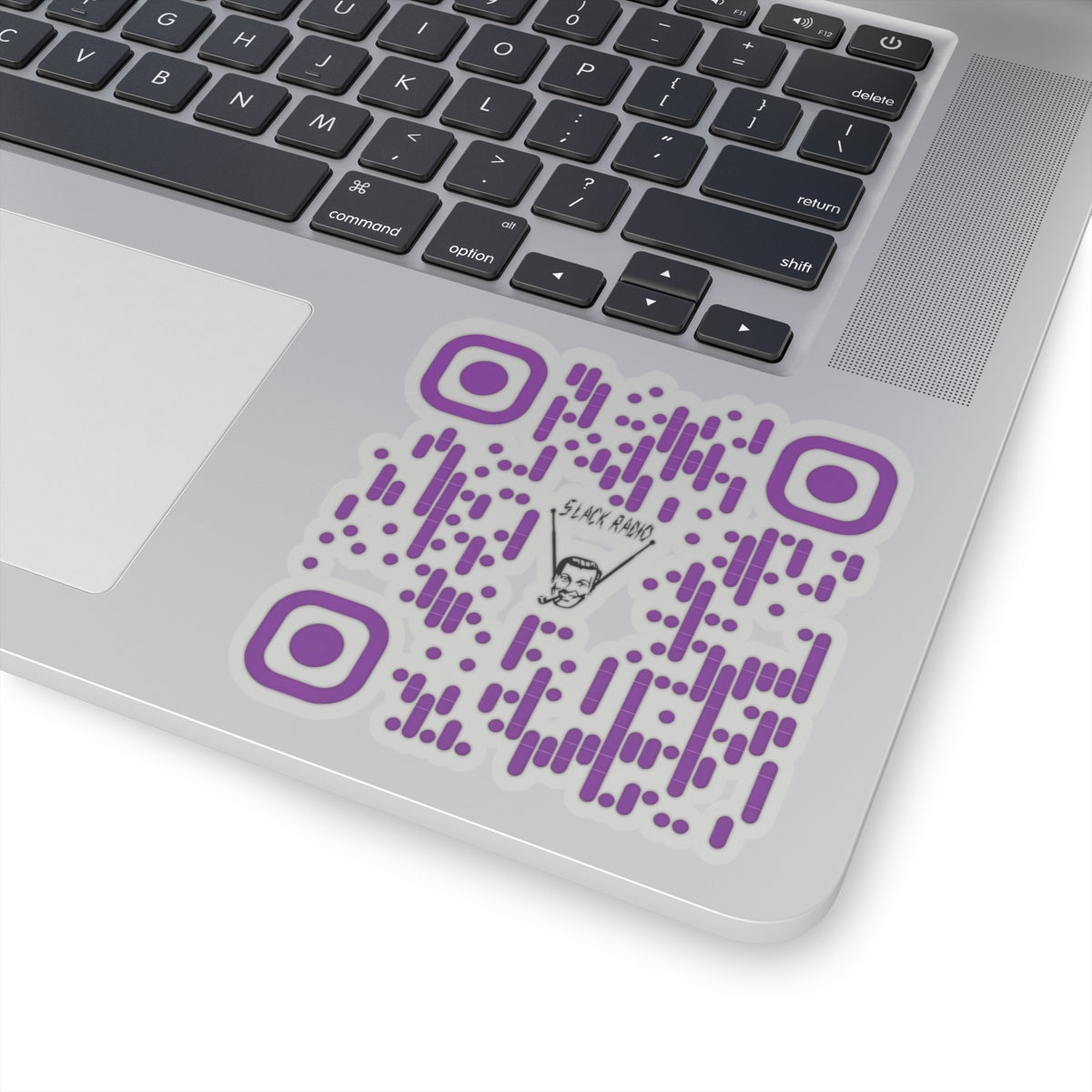 Slack Radio QR Code Kiss-Cut Stickers