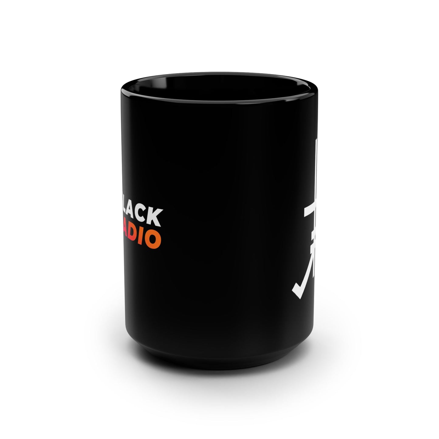 Dobbs Cross / Slack Radio Black Mug, 15oz