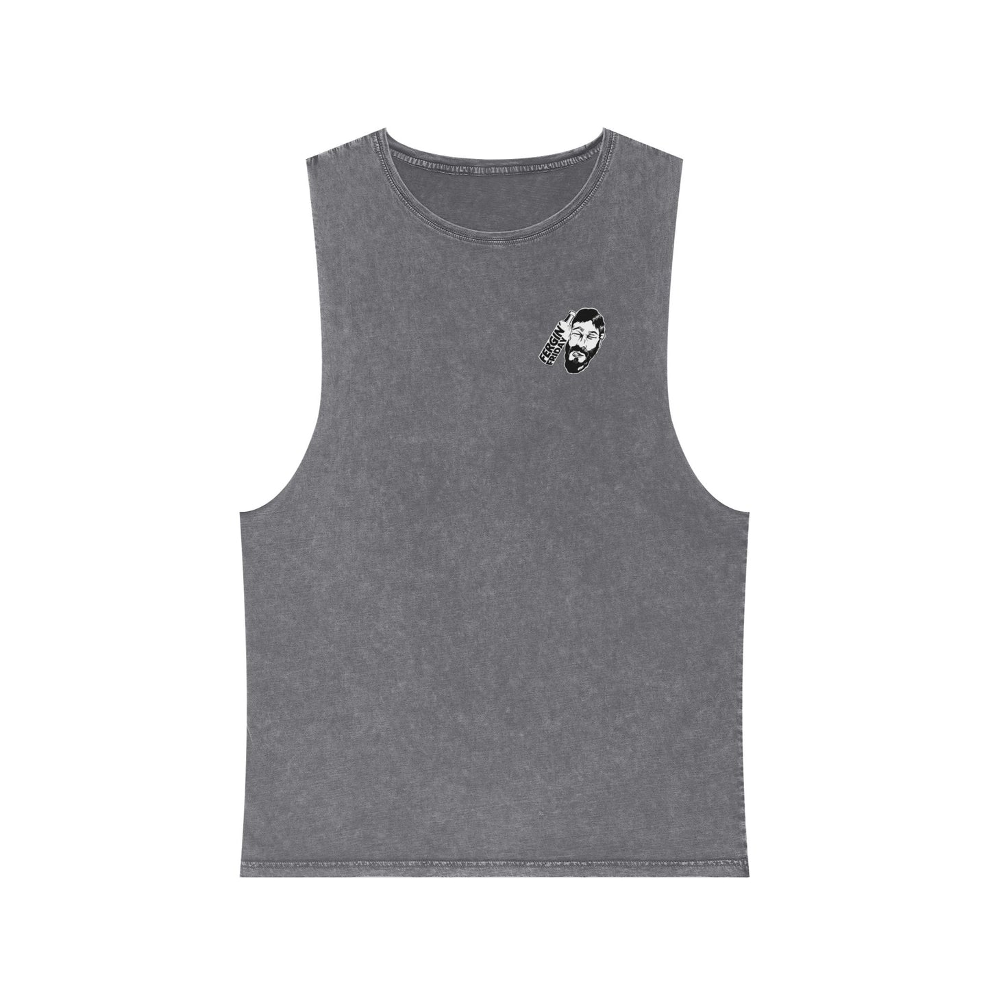 Fergin' Friday / Slack Radio Logo Unisex Stonewash Tank Top