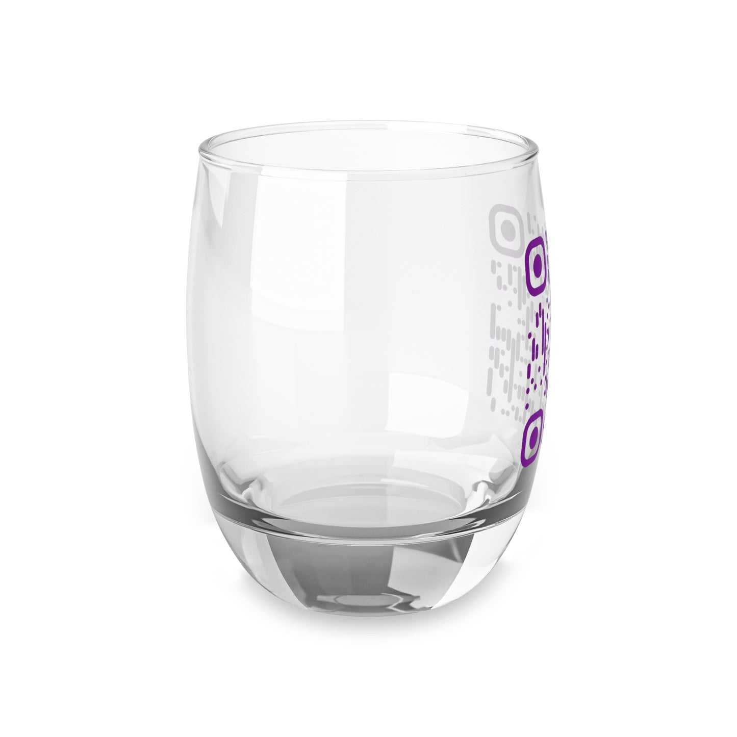 Slack Radio QR Code Whiskey Glass