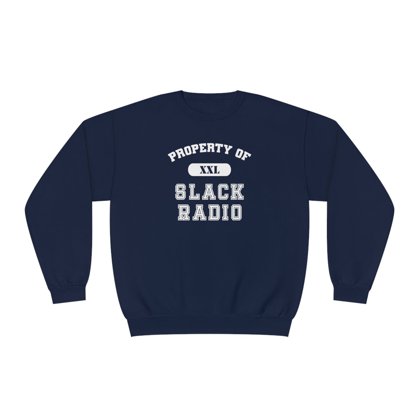 Property of Slack Radio Unisex NuBlend® Crewneck Sweatshirt