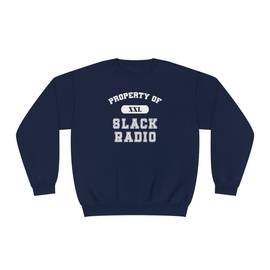 Property of Slack Radio Unisex NuBlend® Crewneck Sweatshirt