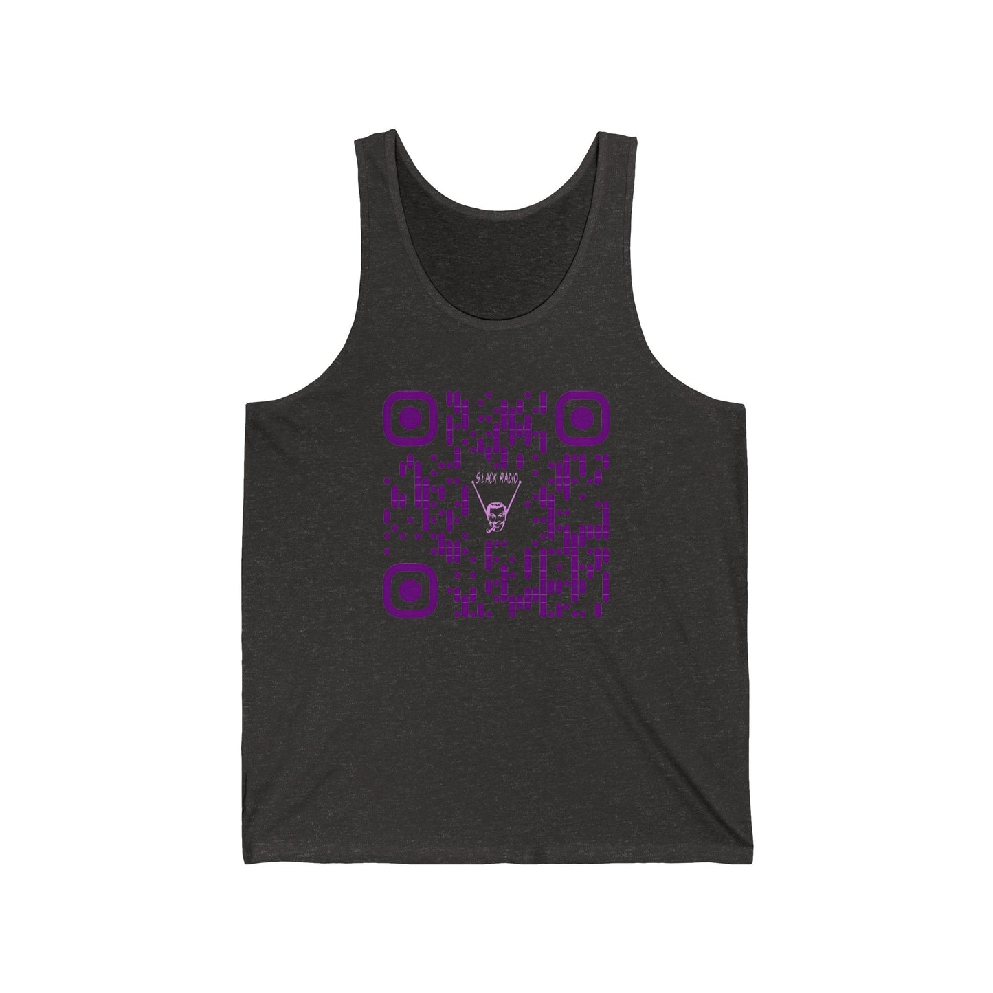 Slack Radio QR Code Unisex Jersey Tank