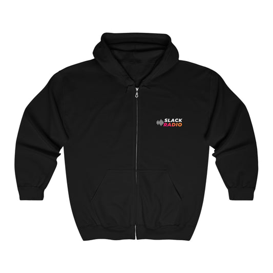 Slack Radio Logo 2 Side Unisex Premium Full Zip Hoodie