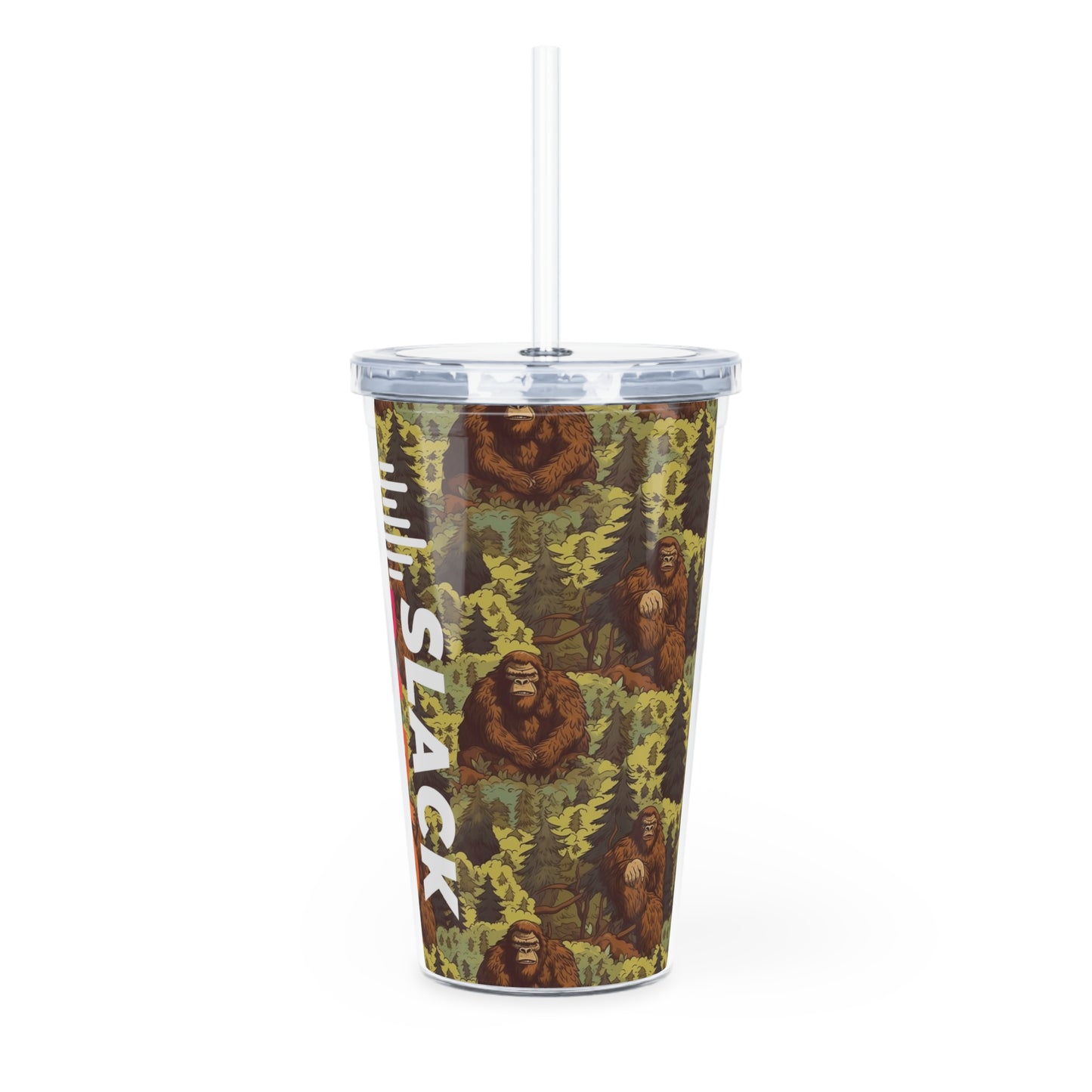 Slack Radio / Bigfoot Plastic Tumbler with Straw