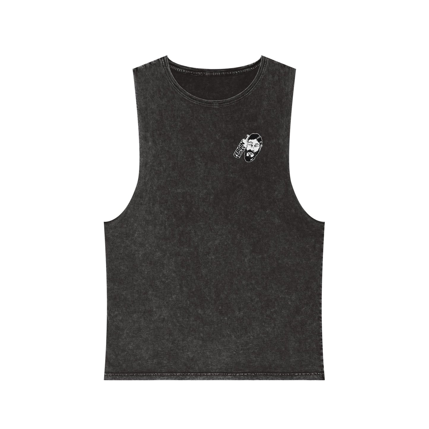 Fergin' Friday / Slack Radio Logo Unisex Stonewash Tank Top