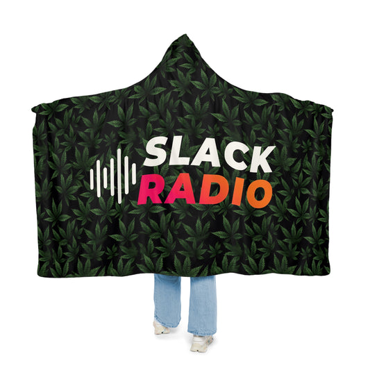 Slack Radio / Cannabis Leaf Snuggle Blanket