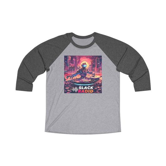 Slack Radio Robot Unisex Tri-Blend 3\4 Raglan Tee