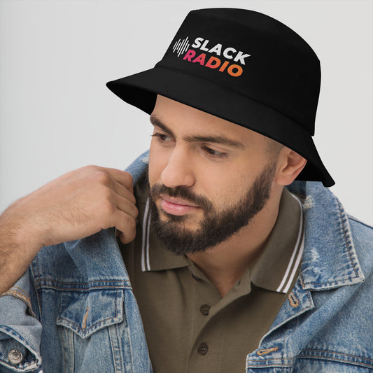 Slack Radio Embroidered Bucket Hat