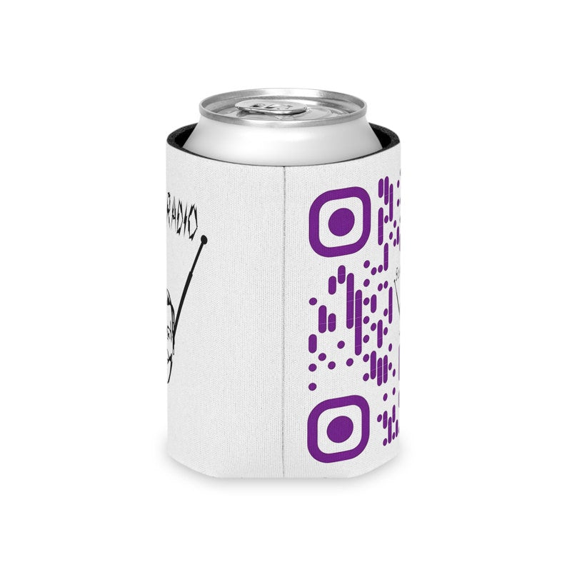 Slack Radio Logo & QR Code Can Cooler