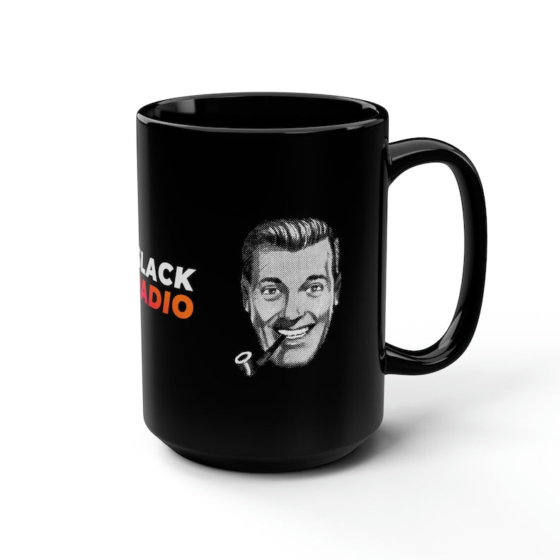 Bob & Connie Dobbs / Slack Radio Black Mug, 15oz