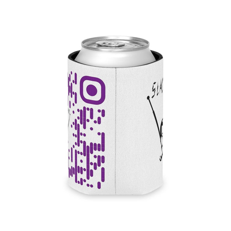 Slack Radio Logo & QR Code Can Cooler