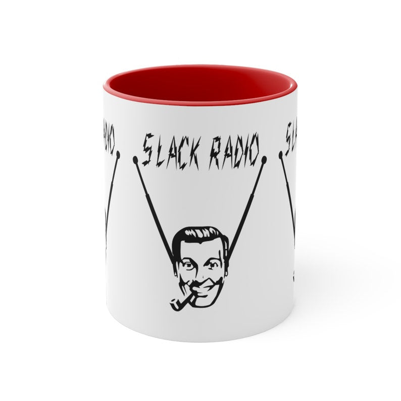 Slack Radio Logo Two Tone Coffee Mug, 11oz