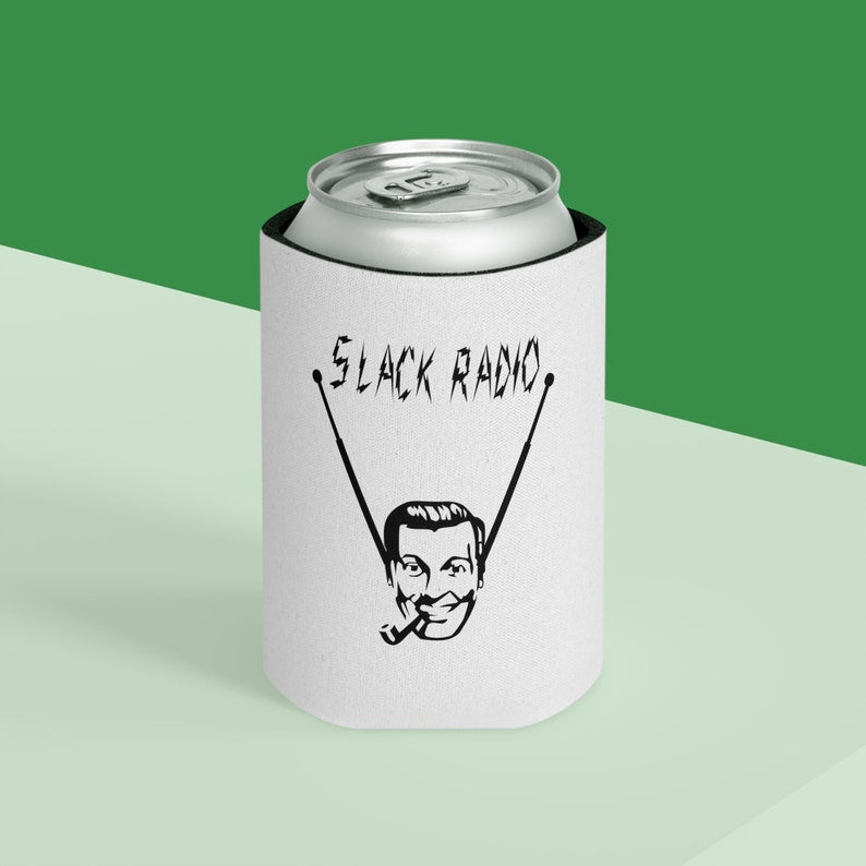 Slack Radio Logo & QR Code Can Cooler