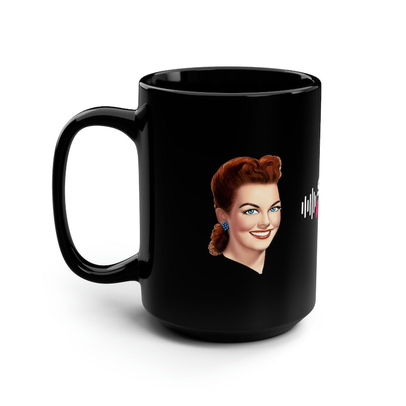 Bob & Connie Dobbs / Slack Radio Black Mug, 15oz