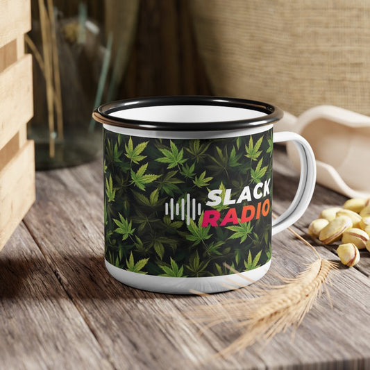 Slack Radio Frop Enamel Camp Cup