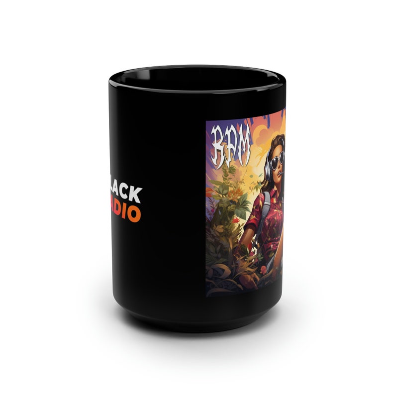 RPM Slackbot / Slack Radio Black Mug, 15oz